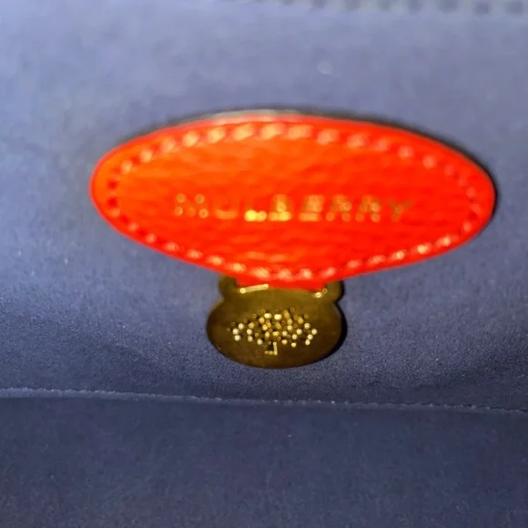 Authentic Mulberry Small Bayswater Red Leather Satchel Handbag - Picture 14 of 16